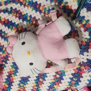 RARE Hello Kitty plush backpack